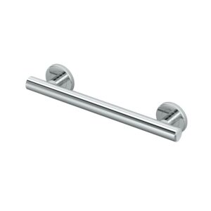 Gatco® 850 Latitude 2 Grab Bar, 1-1/4 x 12 in, Chrome, Stainless Steel