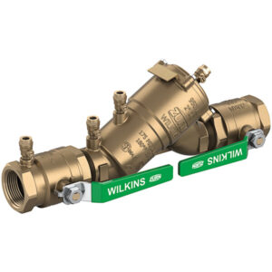 Zurn® Wilkins 114-950XL3 950XL3 Double-Check Backflow Preventer, 1-1/4 in, FNPT, Cast Bronze Body, Bronze