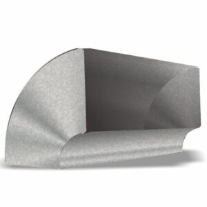 Tradesman ENS/0824/26 Shortway Duct-Fitting 90 deg Elbow, 8 x 24 x 6 in, 26 ga