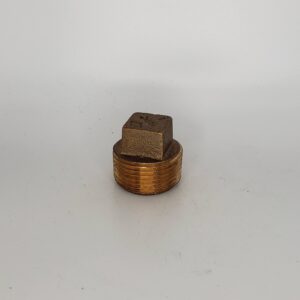 Approved Vendor 2075 Brass Plug, 1-1/2 in, MIP, Lead-Free