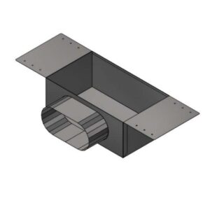 Tradesman OSH/3631/30 OSH Oval Stack Head, 10 x 3 x 6 in, 30 ga