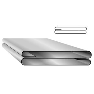 Tradesman SCL/0005/30 Cleat Slip, 60 in L x 0.26 in W, 30 ga, Galvanized Steel