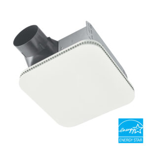 Broan® AE80K Flex™ Ventilation Fan, 80 cfm, 0.7 Sones, Cleancover, Energy Star®