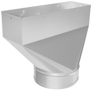 Tradesman UBB/0431/SH Universal Boot, 4 x 3 x 10 in, 30 ga, With Safety Hem