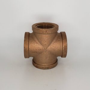 Approved Vendor 2110 Brass Cross, 1 in, FPT, Lead-Free