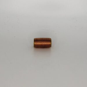 Approved Vendor 2125 Pipe Nipple, 1/4 in x Close, MNPT, Lead-Free Brass