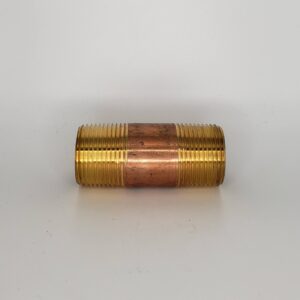 Approved Vendor 2171 Pipe Nipple, 1 x 3 in, MNPT, Lead-Free Brass