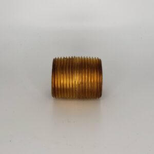 Approved Vendor 2179 Pipe Nipple, 1-1/4 in x Close, MNPT, Lead-Free Brass