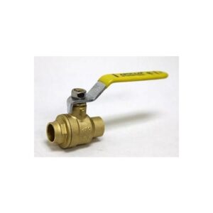 Apollo™ 94A20601 2-Piece Ball Valve, 1-1/4 in, 600 psi, Solder End Style, Full Port, Brass Stem and PTFE Seat Trim