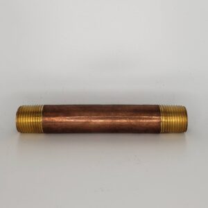 Approved Vendor 2193 Pipe Nipple, 1-1/2 x 4 in, MNPT, Lead-Free Brass