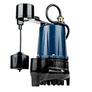 Franklin Electric 700102 FBSE33-V-15 FPS Series Sump & Light Effluent Pump, Single Phase, 1/3 hp