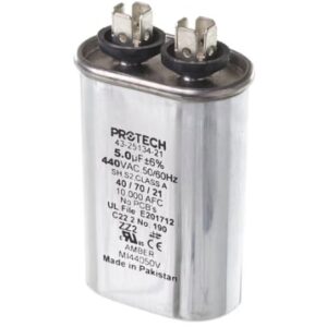 Rheem® 43-25134-21 Single-Oval AC Capacitor, 5-440