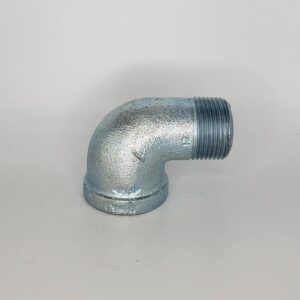 CB Supplies 452009015 Galvanized 90 deg Street Elbow, 1-1/2 in, M x F, Malleable Iron