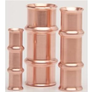 RLS Rapid Locking System 3021060600112 ACR Slip Coupling, 3/8 in, Press, Copper, Neoprene O-Ring