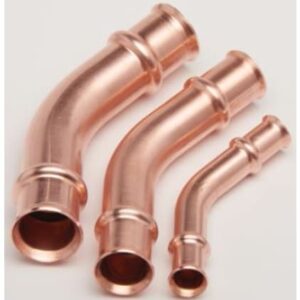 RLS Rapid Locking System 3081101000111 45 deg ACR Elbow, 5/8 in, Press x Press, Copper