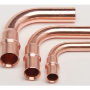 RLS Rapid Locking System 3501060600111 90 deg ACR Street Elbow, 3/8 in, Press x Male Sweat, Copper