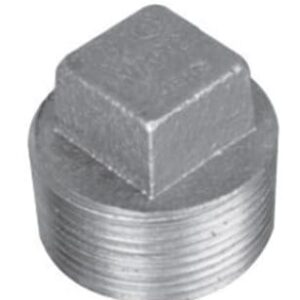 Approved Vendor 2825 Black Iron Plug, 2 in, MIP