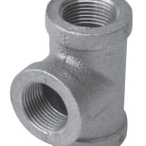 Approved Vendor 2836 Black Iron Tee, 1-1/2 in, FIP