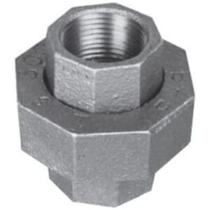 Approved Vendor 2916 Black Iron Union, 3/8 in, FIP