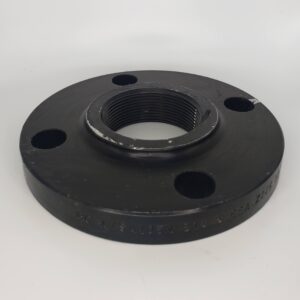 Approved Vendor SC105 Threaded Flange, 1-1/2 in, Carbon Steel, Threaded Connection, 150 lb