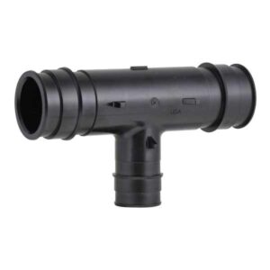 Uponor Q4752557 ProPEX® Reducing Tee, 2-1/2 x 2-1/2 x 3/4 in, F1960 Cold-Expansion PEX, Engineered Polymer