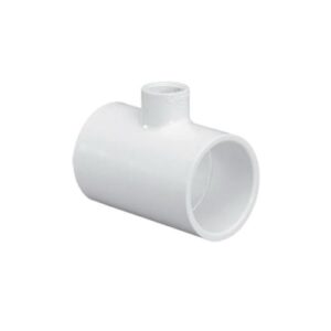 Lasco® 401-248 Reducing Tee, 2 x 3/4 in, Slip, SCH 40/STD, PVC, White