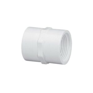 Lasco® 430-007 Coupling, 3/4 in, FPT, SCH 40/STD, PVC, Grey