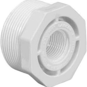 Lasco® 439338 Threaded Reducing Bushing, MPT x FPT, 3 x 2 in, SCH 40, PVC