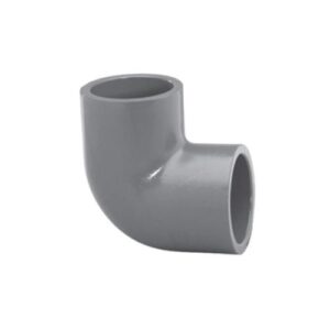 Lasco® 806-080 90 deg Socket Elbow, 8 in, Slip, SCH 80/XH, PVC, Gray