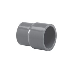 Lasco® 829-532 Socket Reducing Coupling, 6 x 4 in, Slip, SCH 80/XH, PVC, Gray