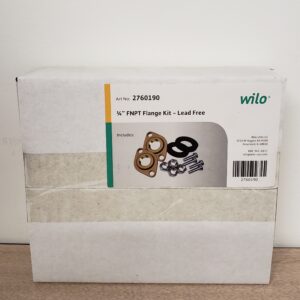 Wilo® 2760190 Pump Flange Kit, 3/4 in