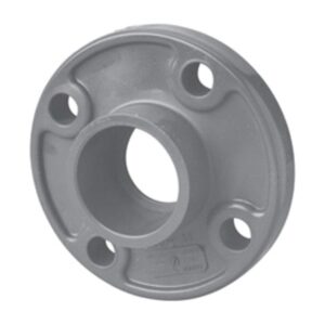 Lasco® 851-040 Socket Solid Flange, 4 in, PVC, Slip Connection, 150 lb, 9 in OD, Gray