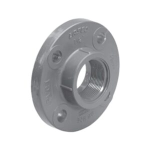 Lasco® 852-030 Threaded Solid Flange, 3 in, PVC, FPT Connection, 150 lb, 7-1/2 in OD, Gray