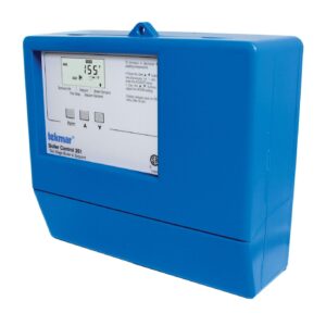 Tekmar® 261 Boiler and Mixing Control, NTC Thermistor Sensor, Push Button/LCD User Interface, 10 at 77 deg F kOhm, 2 Stage, Blue