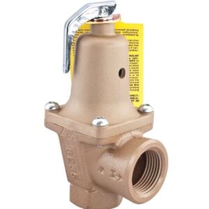 Watts F382330 740 Pressure-Relief Valve, 3/4 x 1 in, FNPT x FNPT Drain Port, 30 psi, Bronze Body