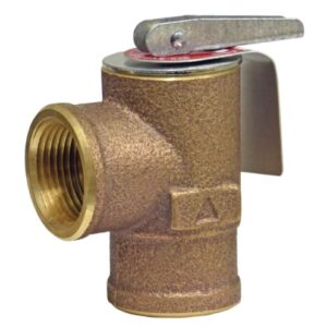 Watts® 0342693 Series 335 Boiler Pressure-Relief Valve, 3/4 in, Female, 30 psi, Bronze/Stainless Steel Body