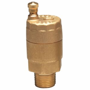 Watts® 0590722 FV-4M1 Automatic Air Vent Valve, 1/2 in, Threaded, 150 psi, Brass Body