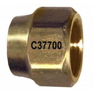 Fairview 40-8 Forged Nut, 1/2 in, SAE Flared, Brass