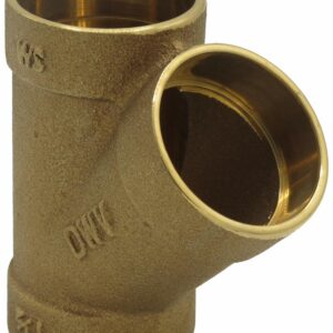 CB Supplies 100977015 45 deg DWV Wye, 1-1/2 in, C x C x C, Copper