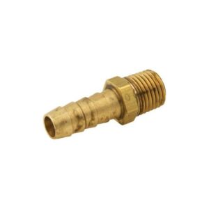 Master Plumber® 372D Male Adapter Hose Barb, 3/8 x 1/4 in, Barb x MIP, Brass