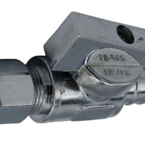 CB Supplies 702010074NL-Z R14 Straight Stop Valve, 1/2 x 3/8 in, PEX x Compression, 1/4-Turn, Lead-Free