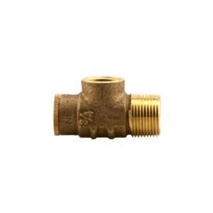 Boshart Industries RVNB05-075NL Pressure-Relief Valve, 1/2 in, MPT x FPT, 75 psi, Brass Body