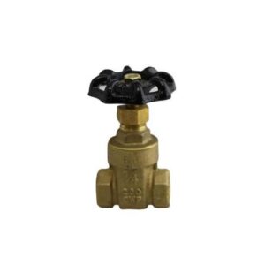 Boshart Industries 0818-03NL Gate Valve, 200 psi, 3/8 in, FPT, Brass Body, Handwheel Actuator