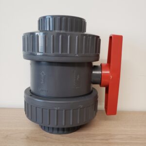 Hytek 31913014 Ball Valve, 3 in, Socket, PVC Body, True Union Port, EPDM