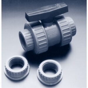 Hytek 31913016 Ball Valve, 4 in, Socket, PVC Body, True Union Port, EPDM