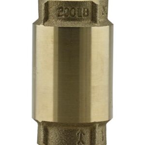 Boshart Industries 17YBCV050NL Standard Check Valve, 1/2 in, FPT, Brass Body