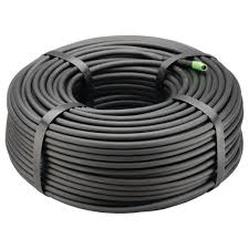 Rain Bird® X33010 XQ Series Drip Distribution Tubing, 1/4 in, 100 ft L, 0 to 60 psi Working, Polyethylene, Black