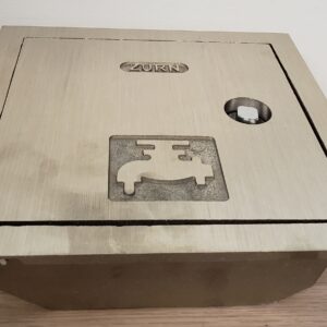 Zurn® ZN1320 Nickel Bronze Wall Hydrant Box