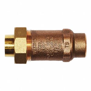 Zurn® Wilkins 34UFX34F-700XL 700XL Dual Check Valve, 3/4 in, FNPT Union x FNPT, Bronze Body