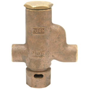 Zurn® Z1022-XL-1/2-SF Trap Primer, 1/2 in Pipe, 3-7/32 in L, Solder Connection, Bronze, Lead-Free